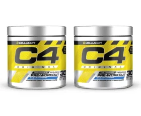 Cellucor C4 The Original Explosive Pre-Workout Icy Blue Raspberry, 2x198g